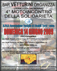 14 Giugno: 4° MotoIncontro della Solidarietà - Bar Vetturini