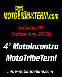 26 Settembre: 4° MotoIncontro MotoTribeTerni